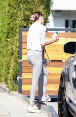ALESSANDRA AMBROSIO Arrives at Pilates Class in Los Angeles 11/03/2020