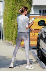 ALESSANDRA AMBROSIO Arrives at Pilates Class in Los Angeles 11/03/2020