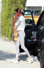 ALESSANDRA AMBROSIO Arrives at Pilates Class in Los Angeles 11/03/2020