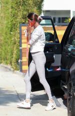 ALESSANDRA AMBROSIO Arrives at Pilates Class in Los Angeles 11/03/2020