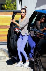ALESSANDRA AMBROSIO Arrives at Pilates Studio in Los Angeles 11/10/2020