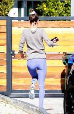 ALESSANDRA AMBROSIO Arrives at Pilates Studio in Los Angeles 11/10/2020
