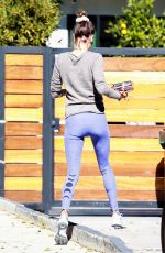 ALESSANDRA AMBROSIO Arrives at Pilates Studio in Los Angeles 11/10/2020