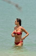 ALESSANDRA AMBROSIO in Bikini on the Beach in Florianopolis 11/17/2020