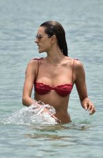 ALESSANDRA AMBROSIO in Bikini on the Beach in Florianopolis 11/17/2020