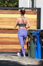 ALESSANDRA AMBROSIO Leaves Pilates Studio in West Hollywood 11/11/2020