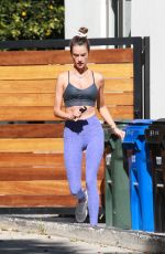 ALESSANDRA AMBROSIO Leaves Pilates Studio in West Hollywood 11/11/2020