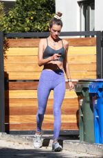 ALESSANDRA AMBROSIO Leaves Pilates Studio in West Hollywood 11/11/2020