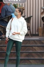 ALESSANDRA AMBROSIO Out for Lunch in Santa Monica 11/10/2020