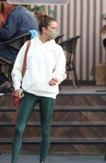 ALESSANDRA AMBROSIO Out for Lunch in Santa Monica 11/10/2020