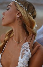 ALEXIS REN as Angel at a Photoshoot, October 2020