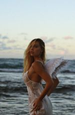 ALEXIS REN as Angel at a Photoshoot, October 2020