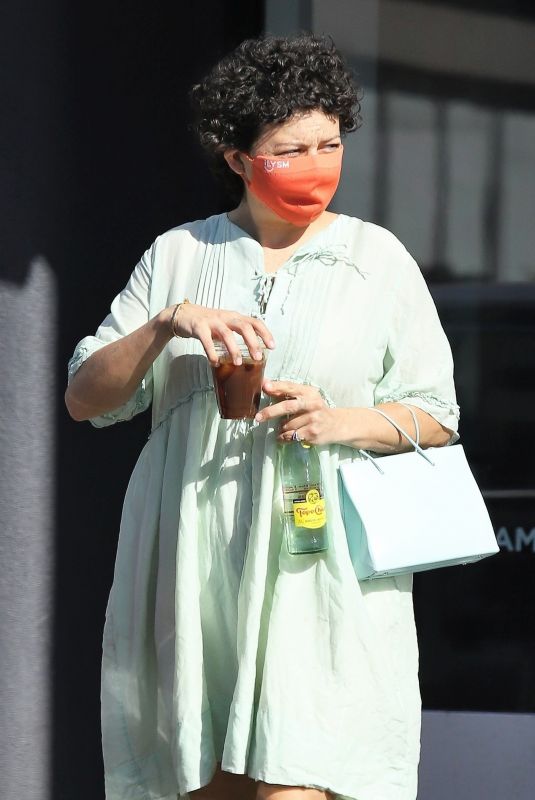 ALIA SHAWKAT Out and About in Los Angeles 10/29/2020