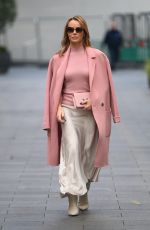 AMANDA HOLDEN Arrives at Global Radio in London 11/18/2020