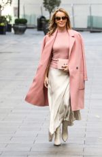 AMANDA HOLDEN Arrives at Global Radio in London 11/18/2020