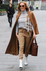 AMANDA HOLDEN Arrives at Heart Radio in London 11/06/2020