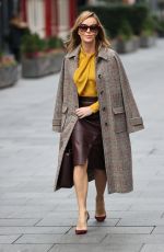 AMANDA HOLDEN Arrives at Heart Radio in London 11/23/2020