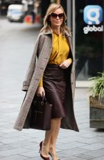 AMANDA HOLDEN Arrives at Heart Radio in London 11/23/2020