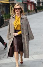 AMANDA HOLDEN Arrives at Heart Radio in London 11/23/2020