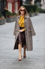 AMANDA HOLDEN Arrives at Heart Radio in London 11/23/2020