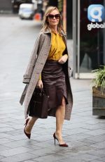 AMANDA HOLDEN Arrives at Heart Radio in London 11/23/2020