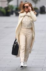AMANDA HOLDEN Arrives at Heart Radio Show in London 11/27/2020