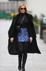 AMANDA HOLDEN Arrives at Heart Studios in London 11/24/2020