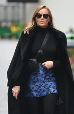 AMANDA HOLDEN Arrives at Heart Studios in London 11/24/2020