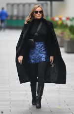 AMANDA HOLDEN Arrives at Heart Studios in London 11/24/2020