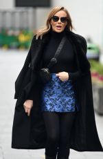 AMANDA HOLDEN Arrives at Heart Studios in London 11/24/2020