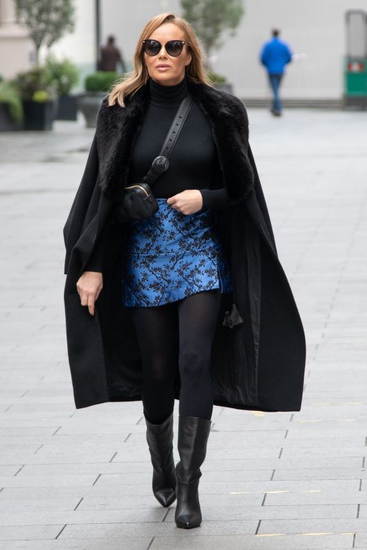AMANDA HOLDEN Arrives at Heart Studios in London 11/24/2020
