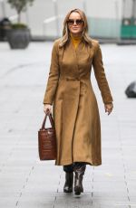 AMANDA HOLDEN Leaves Global Studios in London 11/19/2020
