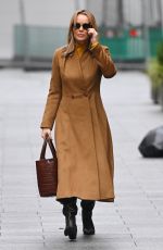 AMANDA HOLDEN Leaves Global Studios in London 11/19/2020