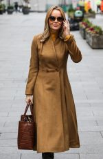 AMANDA HOLDEN Leaves Global Studios in London 11/19/2020