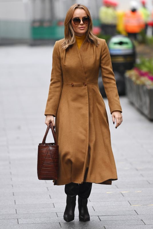AMANDA HOLDEN Leaves Global Studios in London 11/19/2020