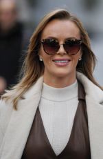 AMANDA HOLDEN Leaves Heart Breakfast Show in London 11/10/2020