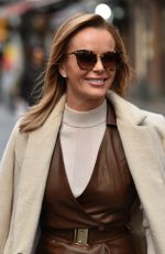 AMANDA HOLDEN Leaves Heart Breakfast Show in London 11/10/2020