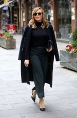AMANDA HOLDEN Leaves Heart FM Radio in London 11/16/2020