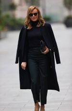 AMANDA HOLDEN Leaves Heart FM Radio in London 11/16/2020