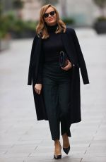 AMANDA HOLDEN Leaves Heart FM Radio in London 11/16/2020