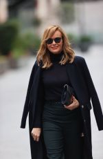 AMANDA HOLDEN Leaves Heart FM Radio in London 11/16/2020