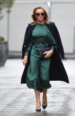 AMANDA HOLDEN Leaves Heart Radio in London 11/11/2020