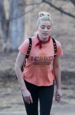 AMBER HEARD Out Hiking in Los Angeles 11/16/2020