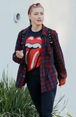 AMBER HEARD Out Hiking in Los Angeles 11/18/2020