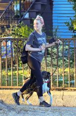 AMBER HEARD Out Hiking with Her Dog in Los Angeles 10/31/2020