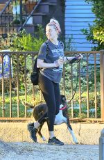AMBER HEARD Out Hiking with Her Dog in Los Angeles 10/31/2020