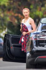 AMBER HEARD Out Hikinig in Pasadena 11/01/2020