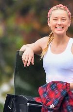 AMBER HEARD Out Hikinig in Pasadena 11/01/2020