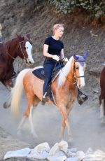 AMBER HEARD Out on Horseback Ride in Los Angeles 11/28/2020
