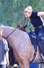 AMBER HEARD Out on Horseback Ride in Los Angeles 11/28/2020